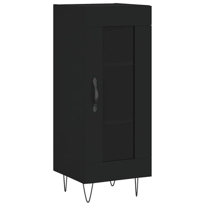Credenza Nero 34,5x34x90 cm in Legno Multistrato