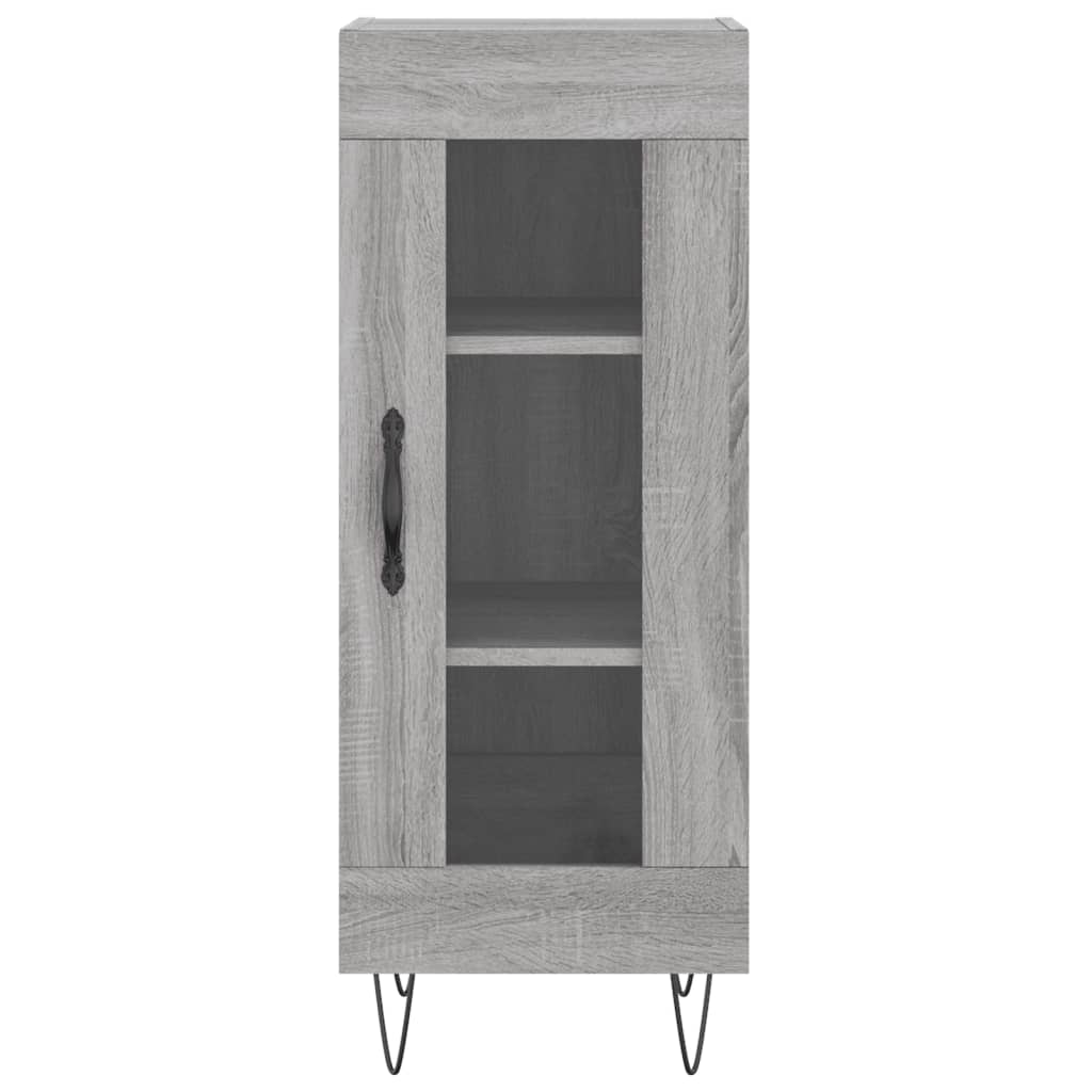 Credenza Grigio Sonoma 34,5x34x90 cm in Legno Multistrato - homemem39
