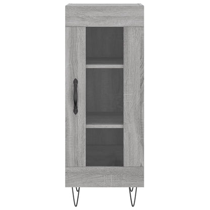 Credenza Grigio Sonoma 34,5x34x90 cm in Legno Multistrato