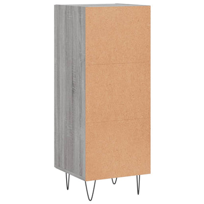 Credenza Grigio Sonoma 34,5x34x90 cm in Legno Multistrato