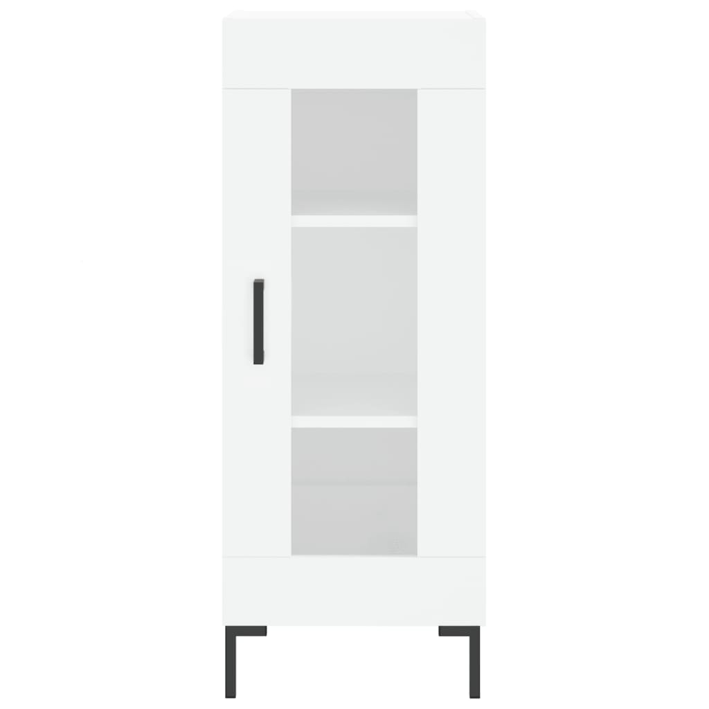 Credenza Bianca 34,5x34x90 cm in Legno Multistrato