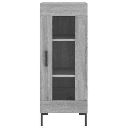 Credenza Grigio Sonoma 34,5x34x90 cm in Legno Multistrato - homemem39