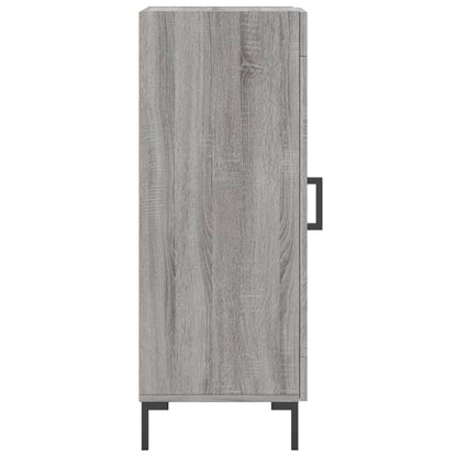 Credenza Grigio Sonoma 34,5x34x90 cm in Legno Multistrato