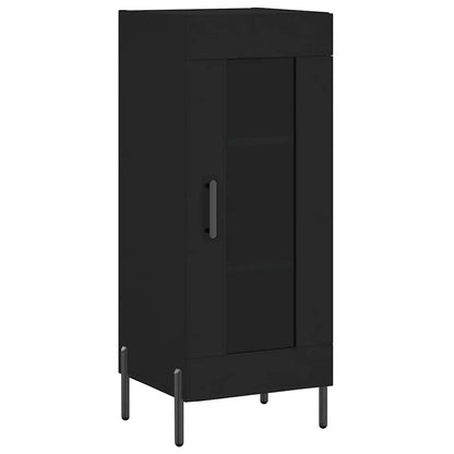 Credenza Nero 34,5x34x90 cm in Legno Multistrato