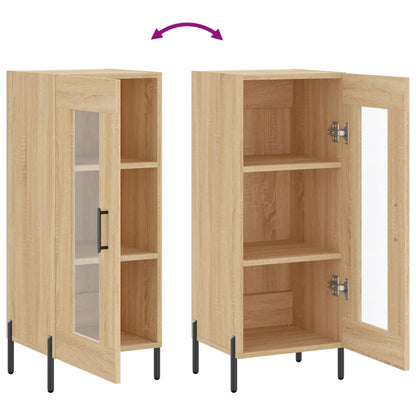 Credenza Rovere Sonoma 34,5x34x90 cm in Legno Multistrato - homemem39