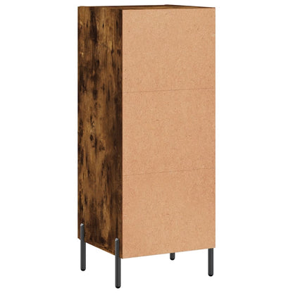 Credenza Rovere Fumo 34,5x34x90 cm in Legno Multistrato - homemem39
