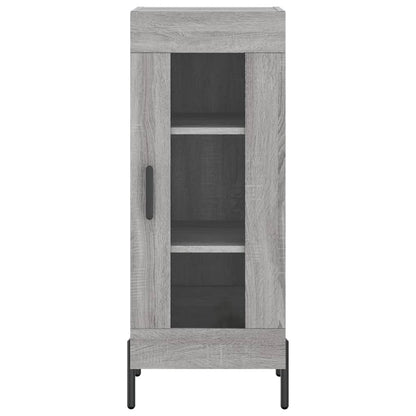 Credenza Grigio Sonoma 34,5x34x90 cm in Legno Multistrato - homemem39