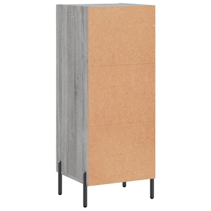Credenza Grigio Sonoma 34,5x34x90 cm in Legno Multistrato