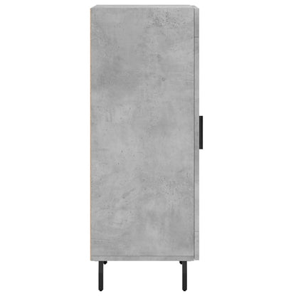 Credenza Grigio Cemento 34,5x34x90 cm in Legno Multistrato - homemem39