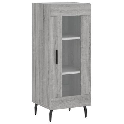 Credenza Grigio Sonoma 34,5x34x90 cm in Legno Multistrato