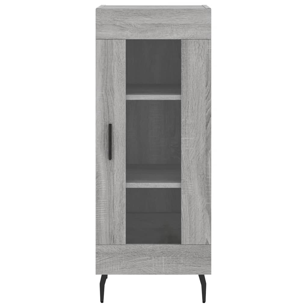 Credenza Grigio Sonoma 34,5x34x90 cm in Legno Multistrato - homemem39