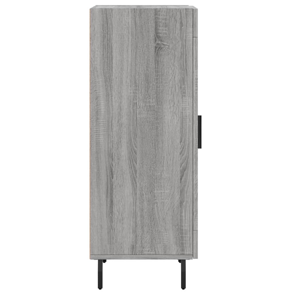 Credenza Grigio Sonoma 34,5x34x90 cm in Legno Multistrato - homemem39