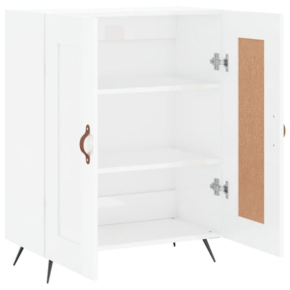 Credenza 69,5x34x90 cm in Legno Multistrato Bianco Lucido - homemem39