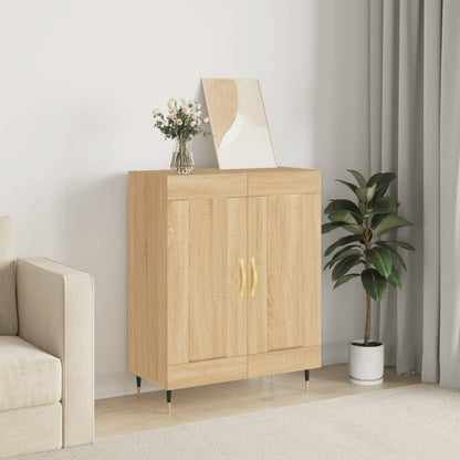 Credenza Rovere Sonoma 69,5x34x90 cm in Legno Multistrato - homemem39