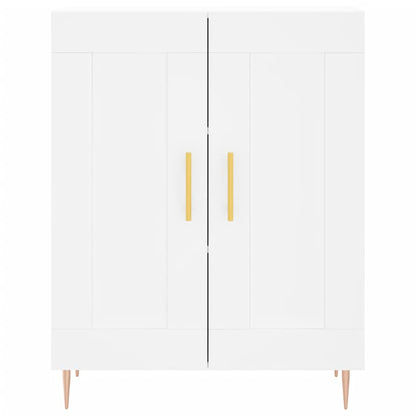 Credenza Bianca 69,5x34x90 cm in Legno Multistrato