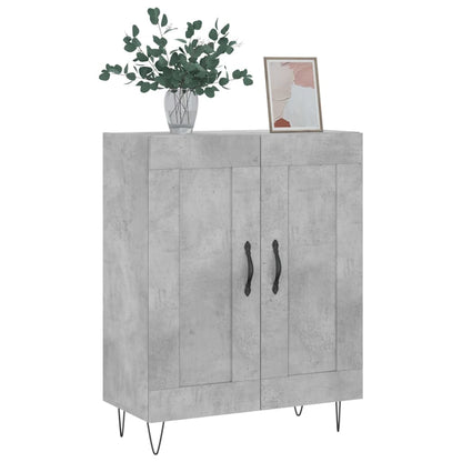 Credenza Grigio Cemento 69,5x34x90 cm in Legno Multistrato - homemem39