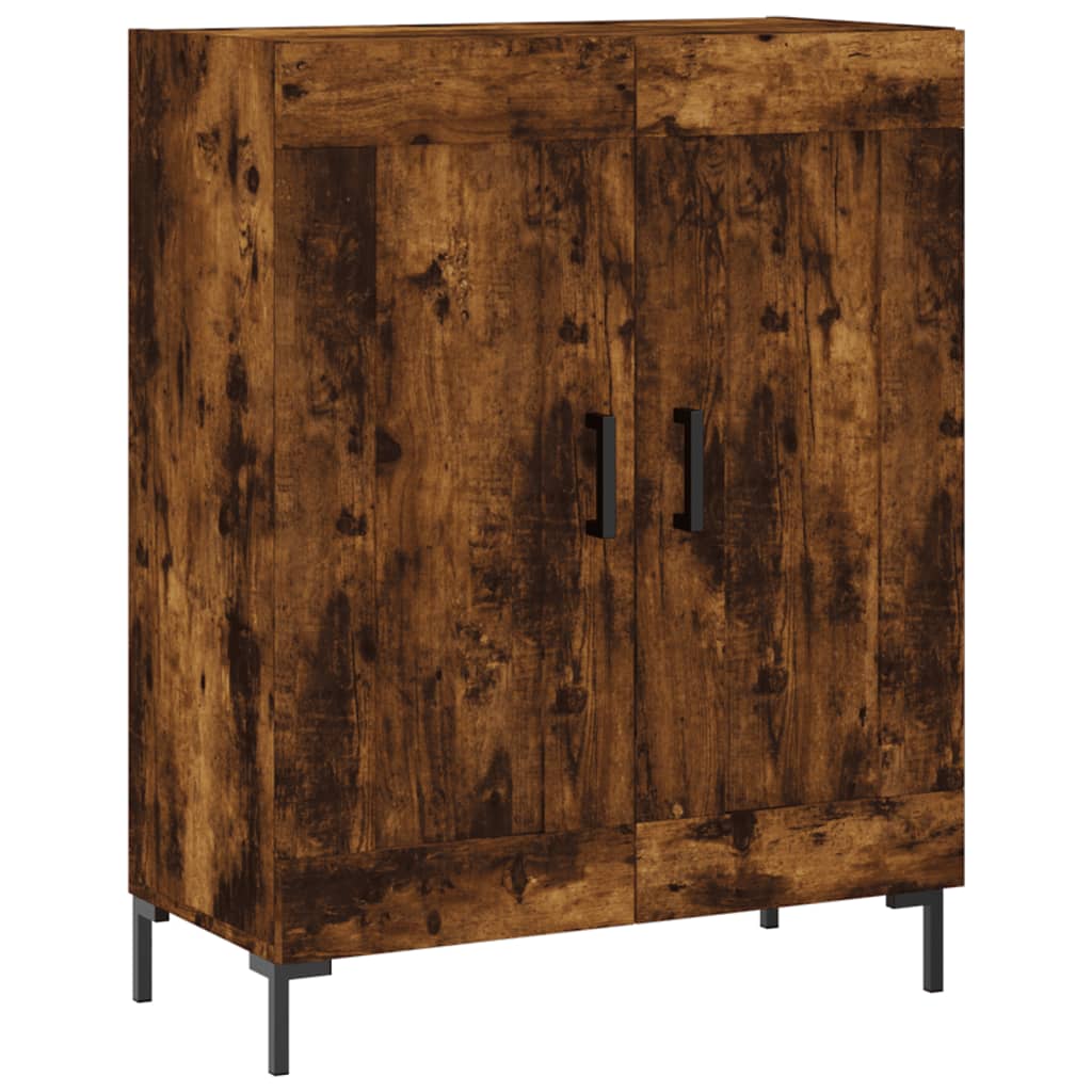 Credenza Rovere Fumo 69,5x34x90 cm in Legno Multistrato | homemem39