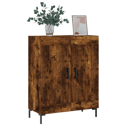 Credenza Rovere Fumo 69,5x34x90 cm in Legno Multistrato | homemem39