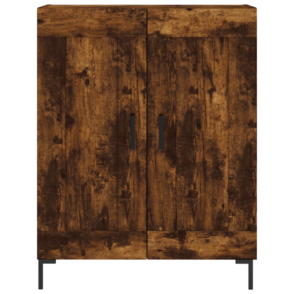 Credenza Rovere Fumo 69,5x34x90 cm in Legno Multistrato | homemem39