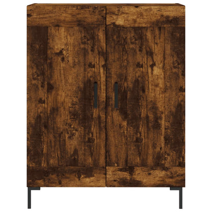 Credenza Rovere Fumo 69,5x34x90 cm in Legno Multistrato | homemem39