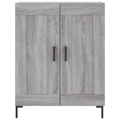 Credenza Grigio Sonoma 69,5x34x90 cm in Legno Multistrato