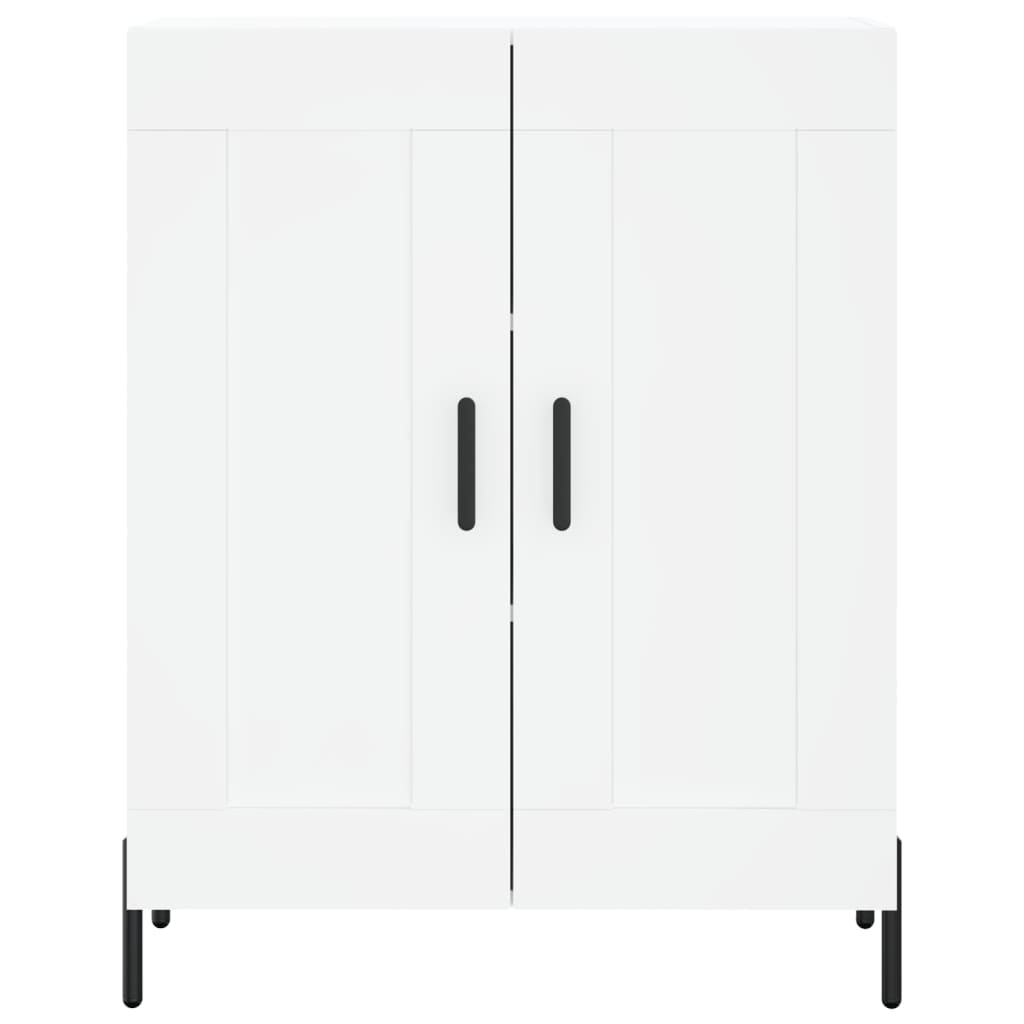 Credenza Bianca 69,5x34x90 cm in Legno Multistrato