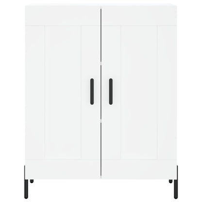 Credenza Bianca 69,5x34x90 cm in Legno Multistrato