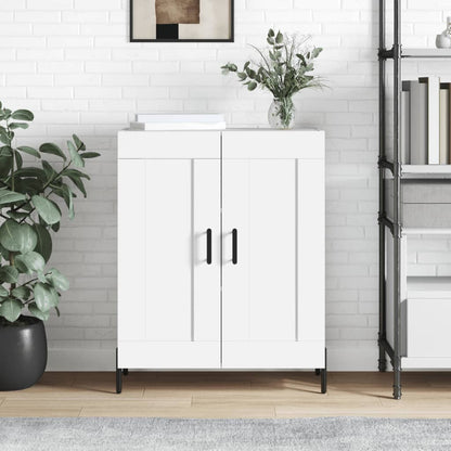 Credenza Bianca 69,5x34x90 cm in Legno Multistrato