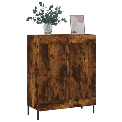 Credenza Rovere Fumo 69,5x34x90 cm in Legno Multistrato - homemem39
