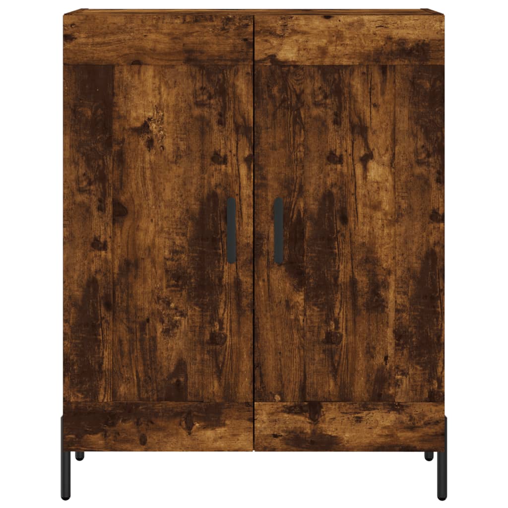 Credenza Rovere Fumo 69,5x34x90 cm in Legno Multistrato - homemem39