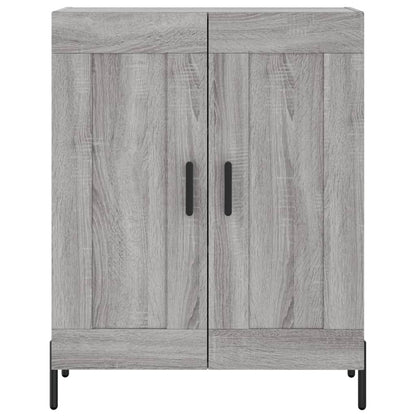 Credenza Grigio Sonoma 69,5x34x90 cm in Legno Multistrato