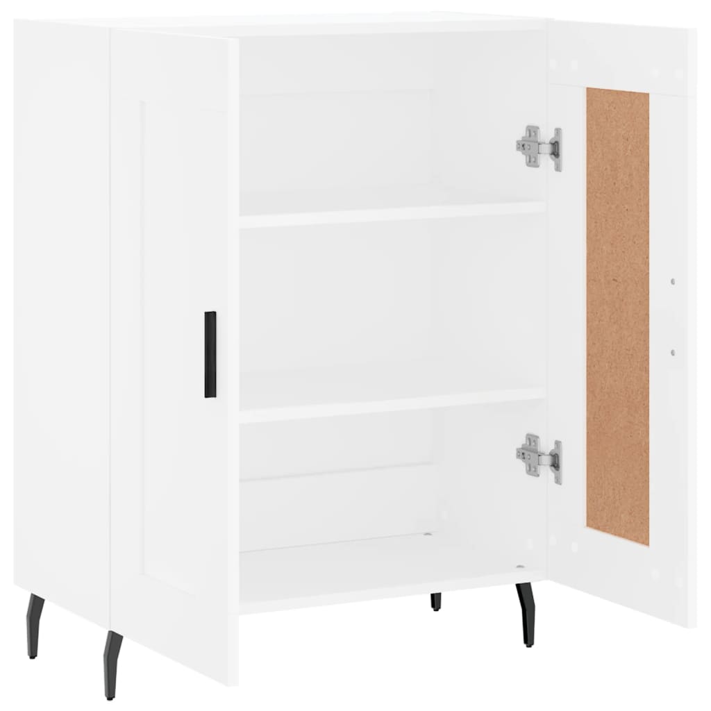 Credenza Bianca 69,5x34x90 cm in Legno Multistrato | homemem39