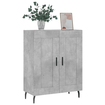 Credenza Grigio Cemento 69,5x34x90 cm in Legno Multistrato | homemem39