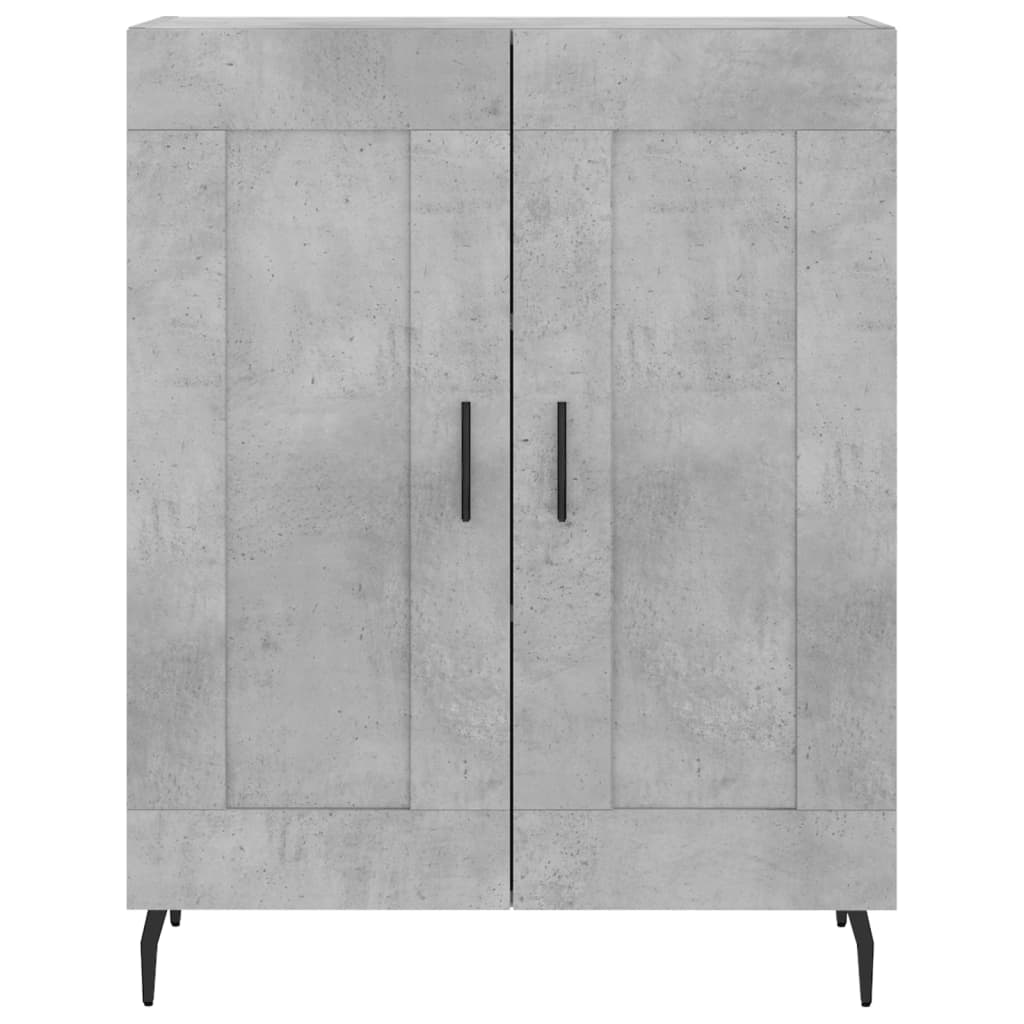Credenza Grigio Cemento 69,5x34x90 cm in Legno Multistrato - homemem39