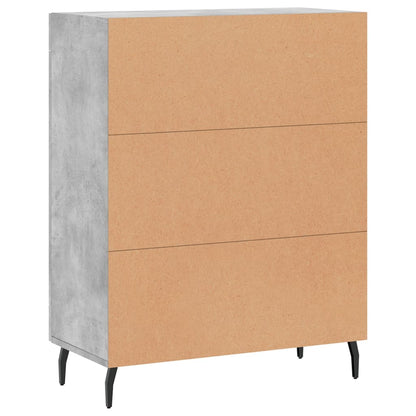 Credenza Grigio Cemento 69,5x34x90 cm in Legno Multistrato | homemem39