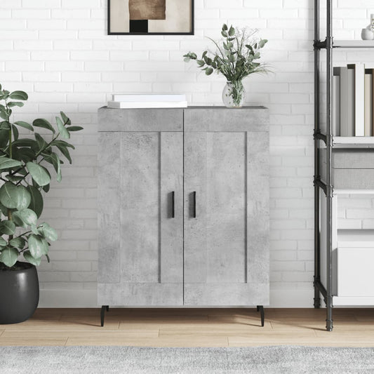 Credenza Grigio Cemento 69,5x34x90 cm in Legno Multistrato | homemem39