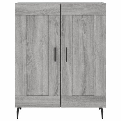 Credenza Grigio Sonoma 69,5x34x90 cm in Legno Multistrato