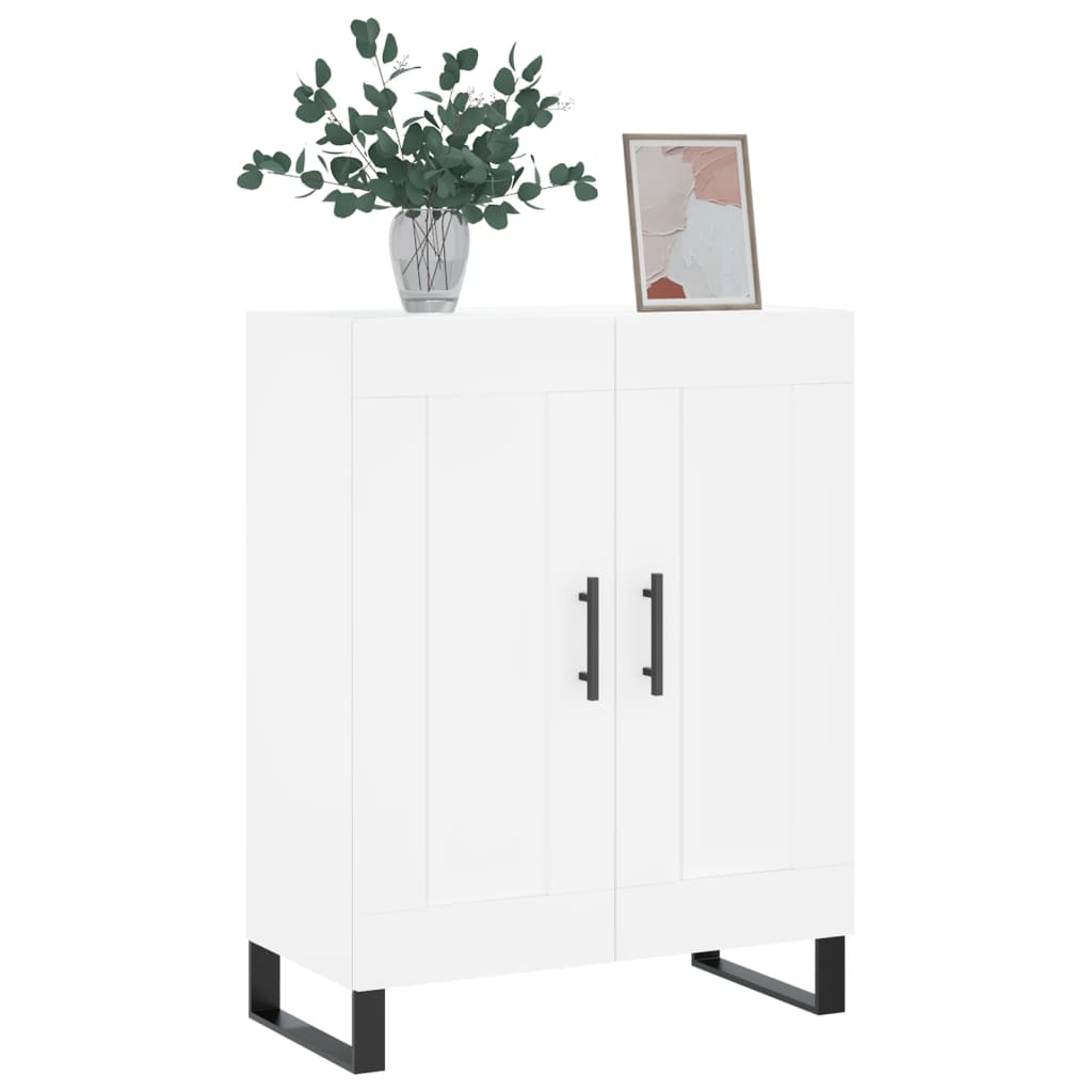 Credenza Bianca 69,5x34x90 cm in Legno Multistrato | homemem39
