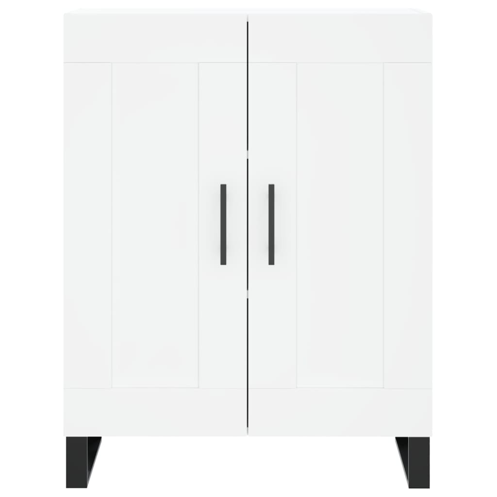 Credenza Bianca 69,5x34x90 cm in Legno Multistrato