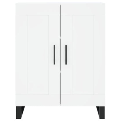Credenza Bianca 69,5x34x90 cm in Legno Multistrato