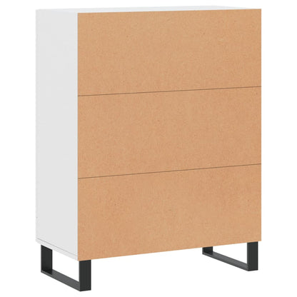 Credenza Bianca 69,5x34x90 cm in Legno Multistrato | homemem39