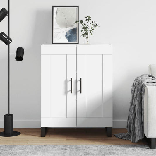 Credenza Bianca 69,5x34x90 cm in Legno Multistrato | homemem39