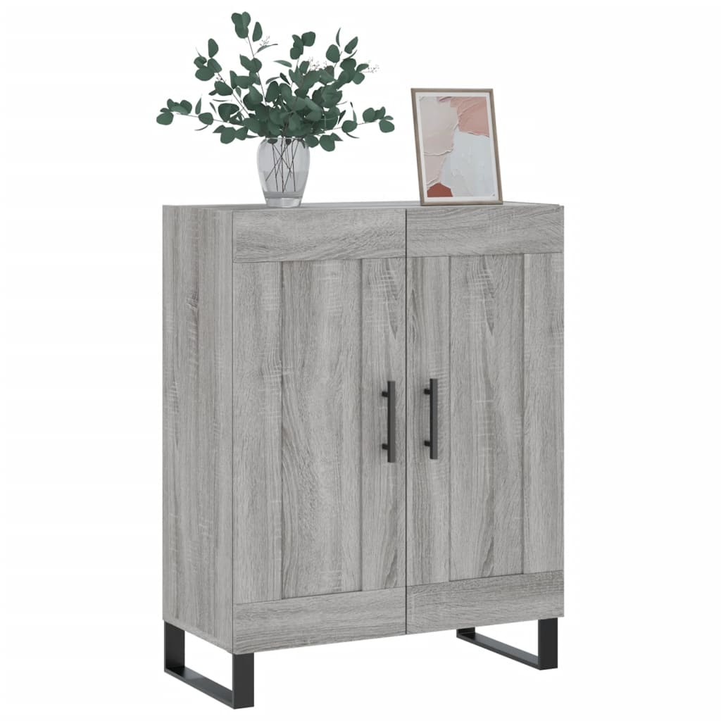 Credenza Grigio Sonoma 69,5x34x90 cm in Legno Multistrato | homemem39