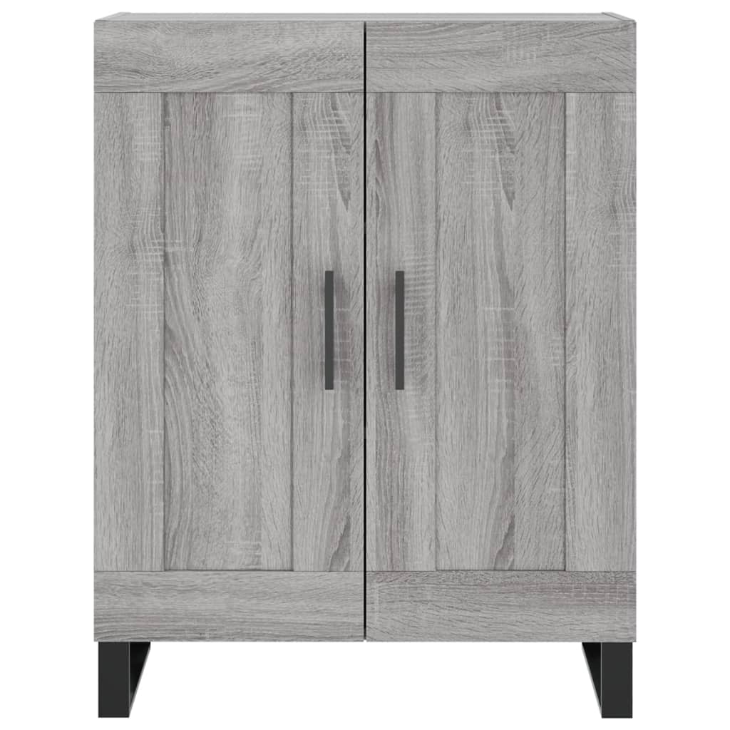 Credenza Grigio Sonoma 69,5x34x90 cm in Legno Multistrato