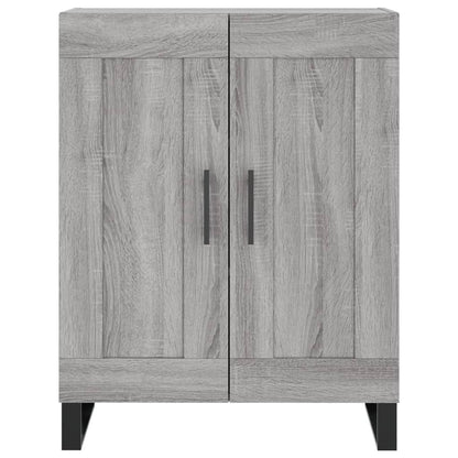 Credenza Grigio Sonoma 69,5x34x90 cm in Legno Multistrato