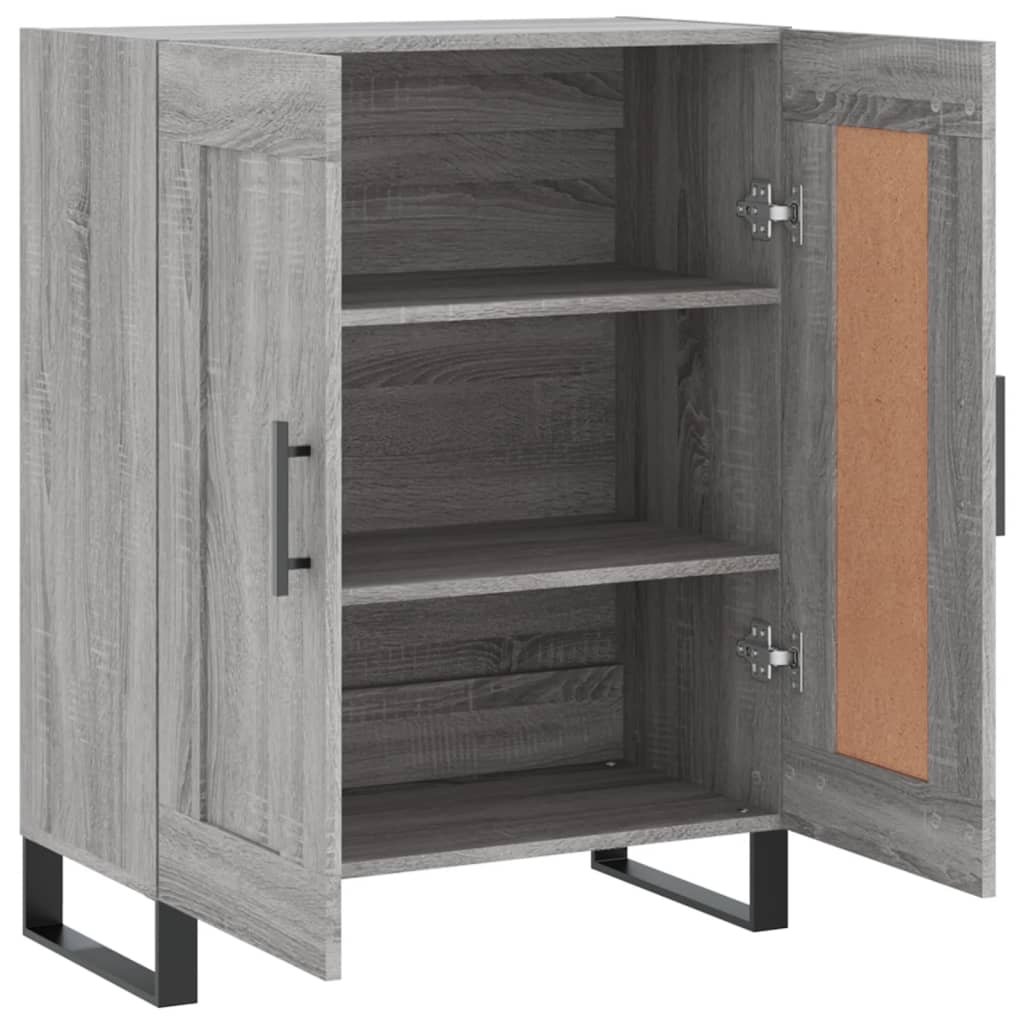 Credenza Grigio Sonoma 69,5x34x90 cm in Legno Multistrato | homemem39