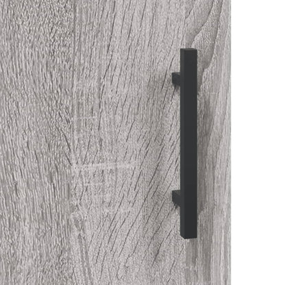 Credenza Grigio Sonoma 69,5x34x90 cm in Legno Multistrato