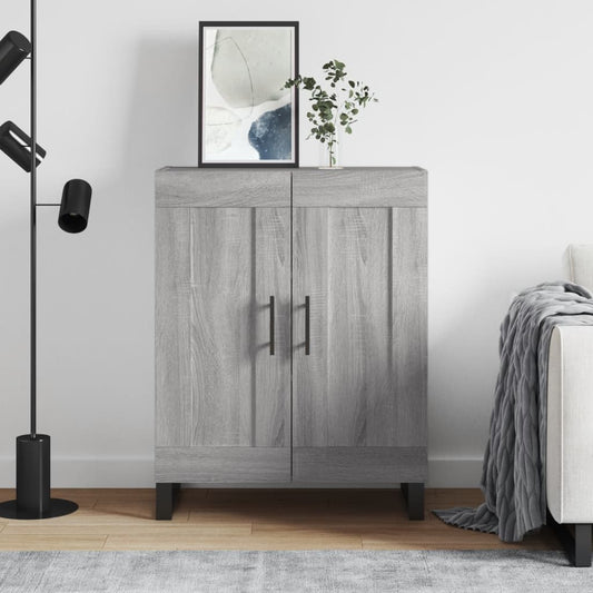 Credenza Grigio Sonoma 69,5x34x90 cm in Legno Multistrato | homemem39