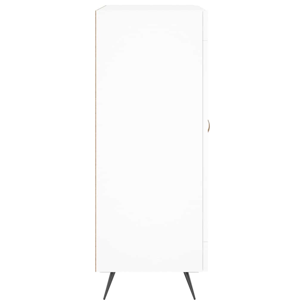 Credenza Bianca 69,5x34x90 cm in Legno Multistrato