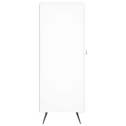 Credenza Bianca 69,5x34x90 cm in Legno Multistrato